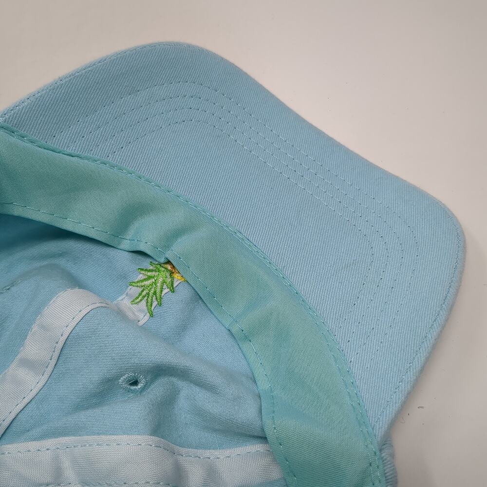 Pineapple Strapback Baseball Cap Blue One Size Ad… - image 8